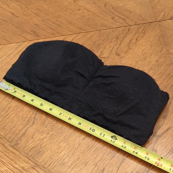 Torrid Black Lace Bandeau Equivalent to Brand Size 00 = Size 10 Or M/L - Picture 7 of 9